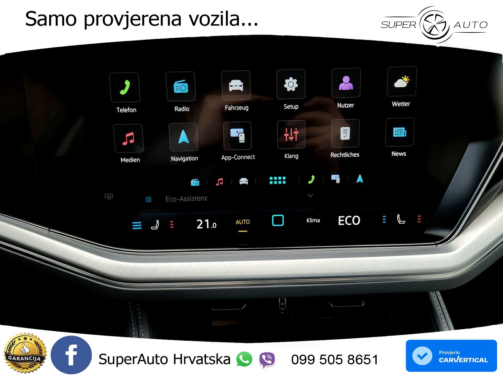 Volkswagen Touareg 3.0 V6 TFSI (381 KS) 4MOTION Tiptronic ZRAČNI+ACC+GR SJED+KAM+PANO