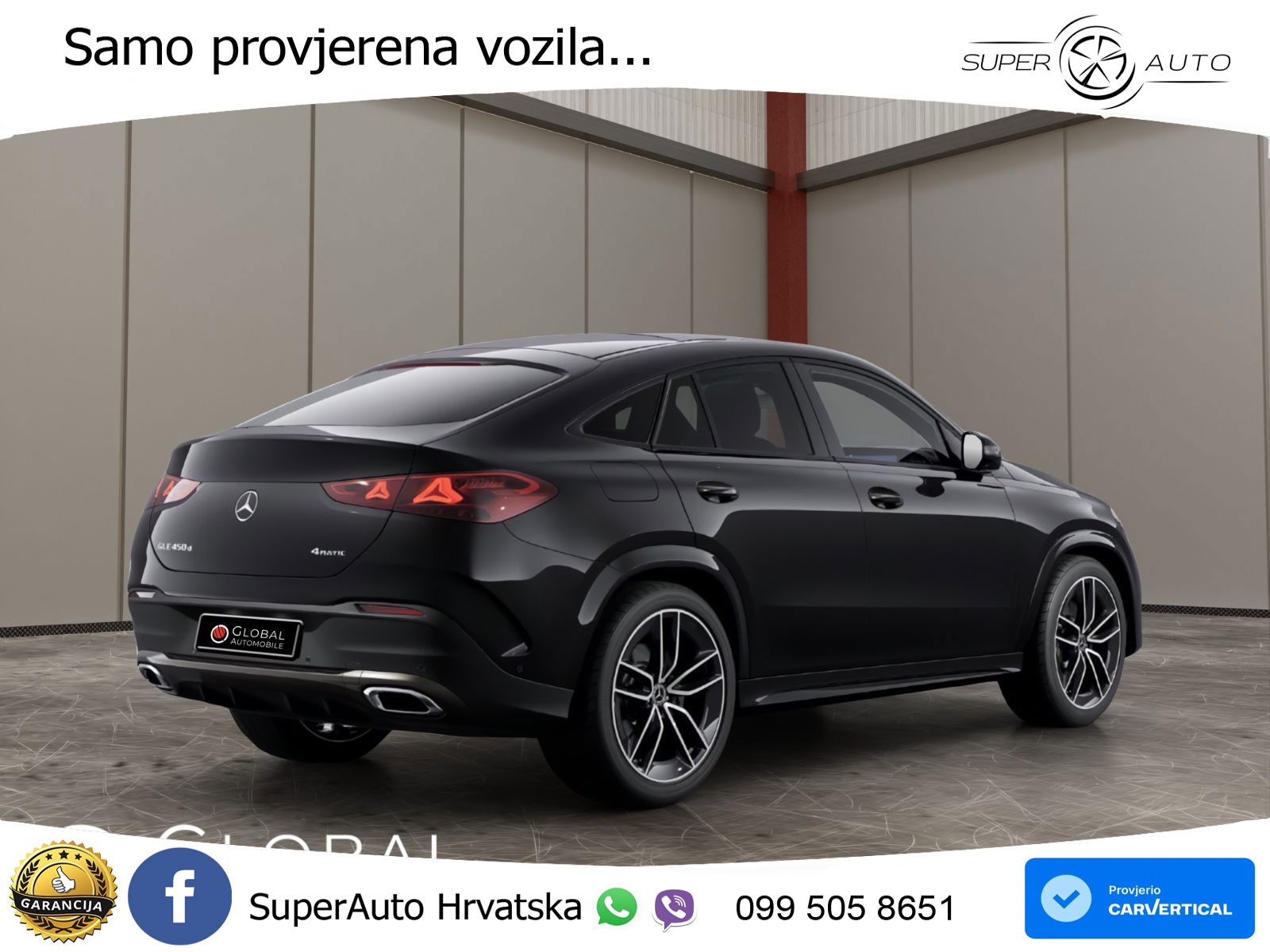 Mercedes GLE Coupe 450d (367 KS) EQ Boost 4MATIC 9G-TRONIC ACC+HEAD+GR SJED+360+PANO