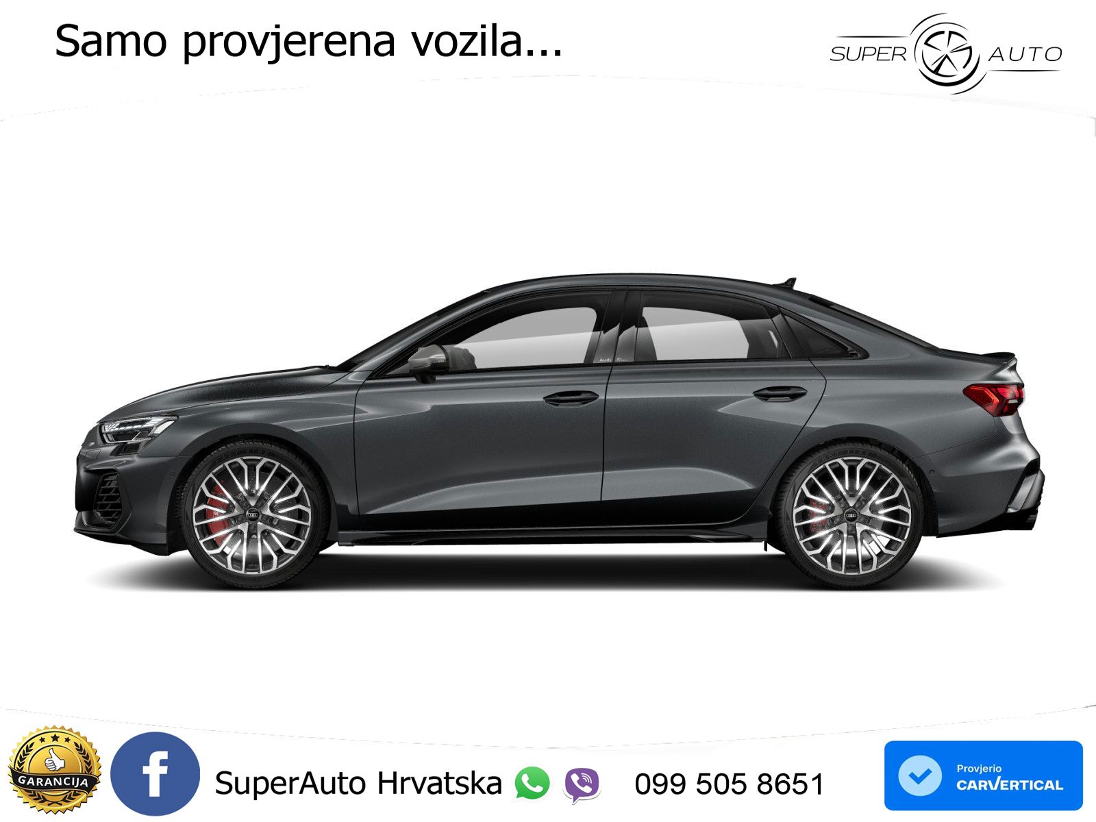 Audi S3 Limuzina 2.0 TFSI (333 KS) quattro S tronic MATRIX+GR SJED+KAM
