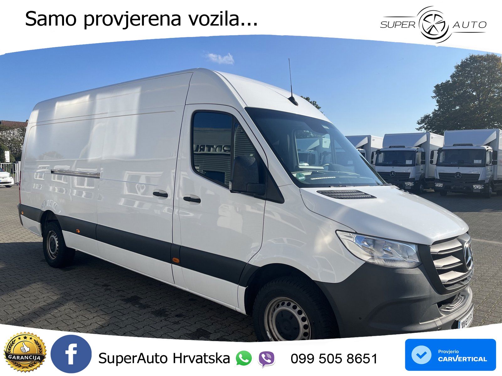 Mercedes-Benz Sprinter 317CDI L3H2 AHK-3,5t Kamera Navi MBUX 170 KS