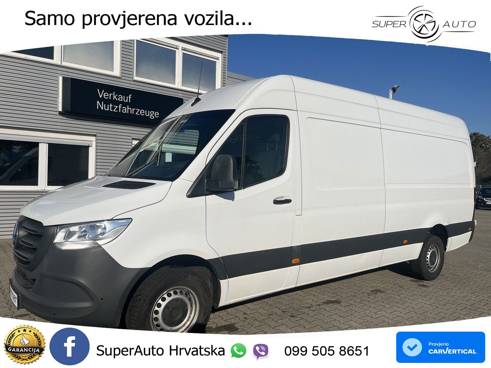 Mercedes-Benz Sprinter 317CDI L3H2 AHK-3,5t Kamera Navi MBUX 170 KS
