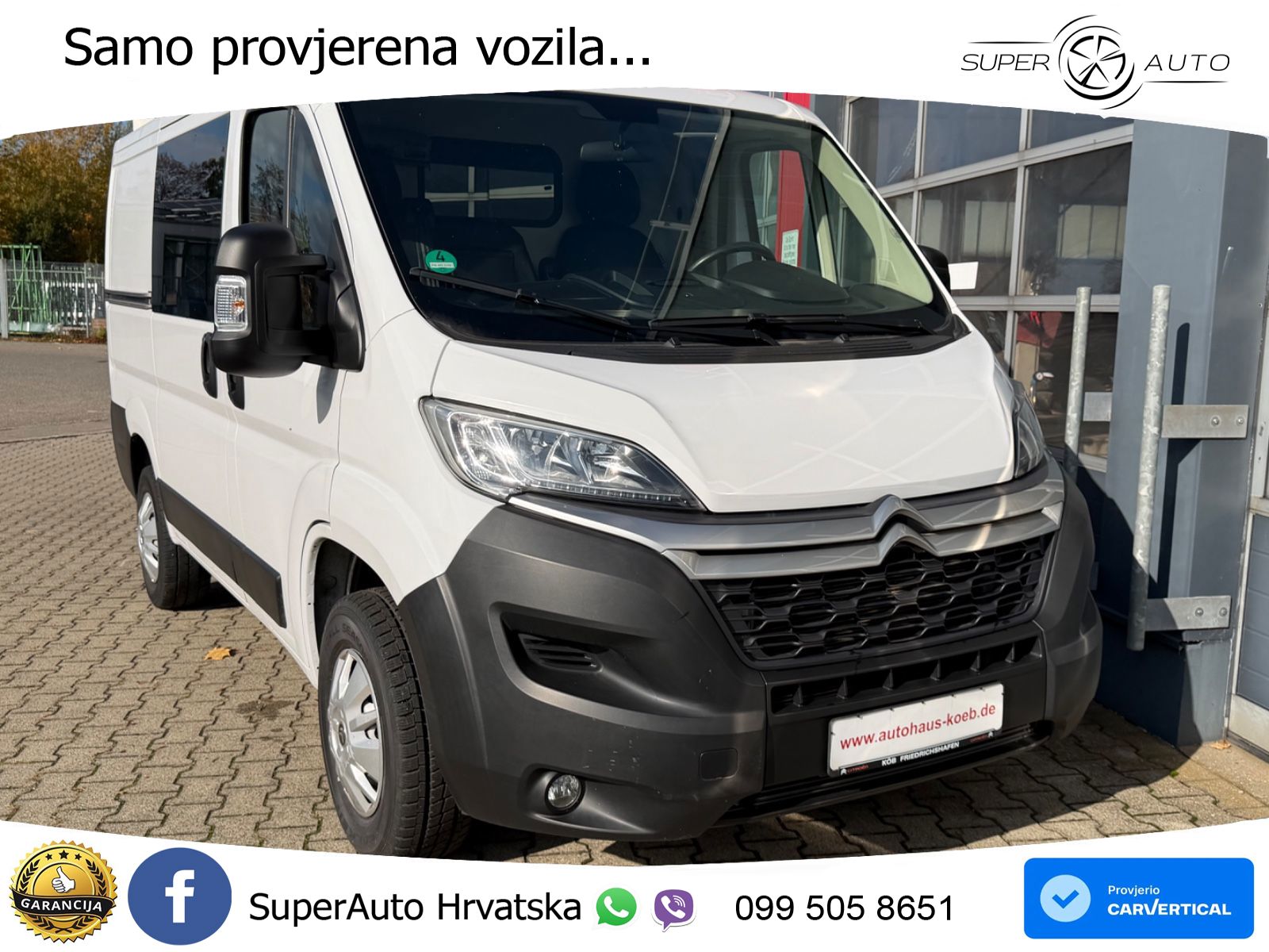 Citroën Jumper L1H1 Club BlueHDi 140 *Schiebetüre li+re* 140 KS