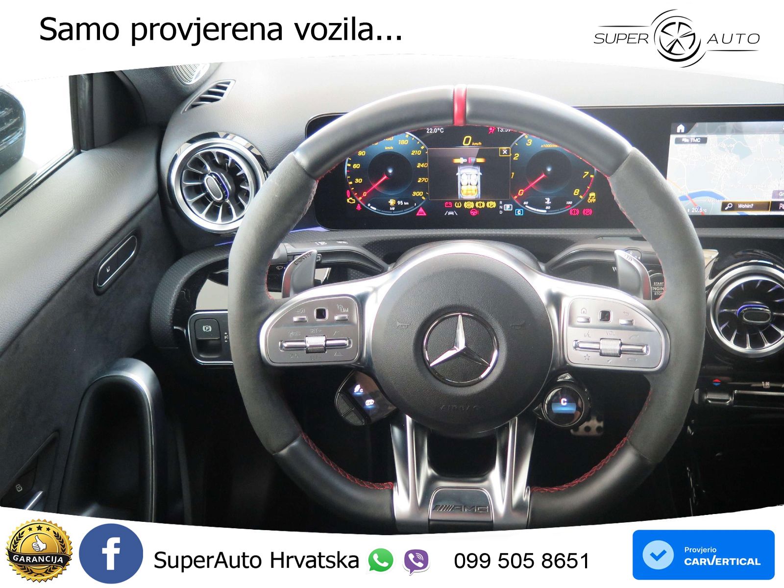 Mercedes-Benz AMG A 45 S 4MATIC+ AMG SPEEDSHIFT DCT 8G LED+GR SJED+ACC