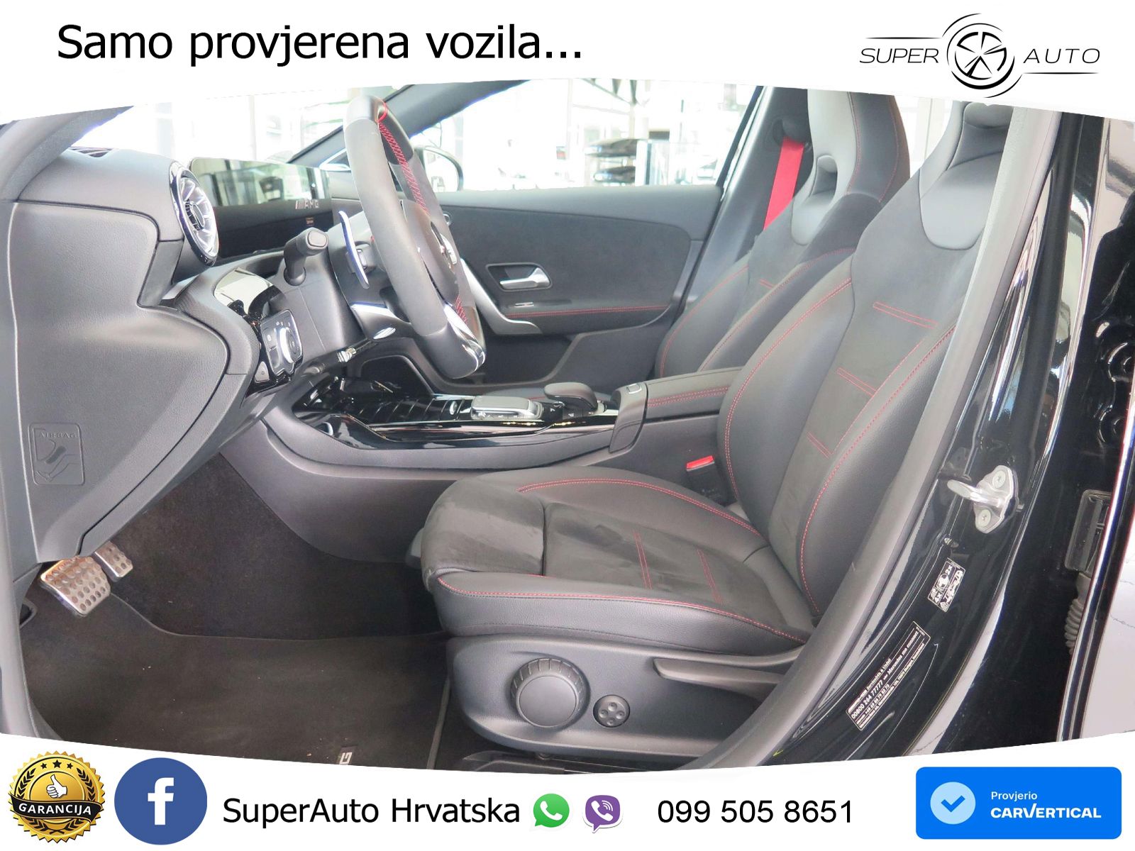 Mercedes-Benz AMG A 45 S 4MATIC+ AMG SPEEDSHIFT DCT 8G LED+GR SJED+ACC