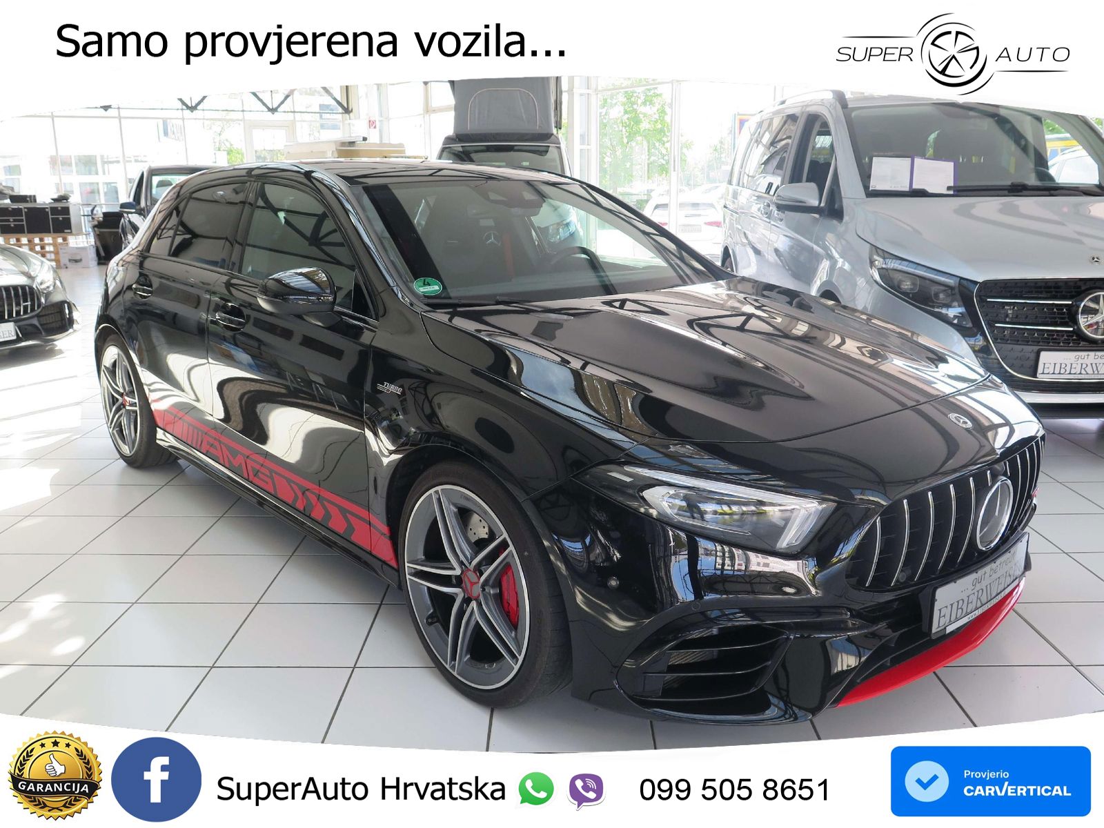 Mercedes-Benz AMG A 45 S 4MATIC+ AMG SPEEDSHIFT DCT 8G LED+GR SJED+ACC