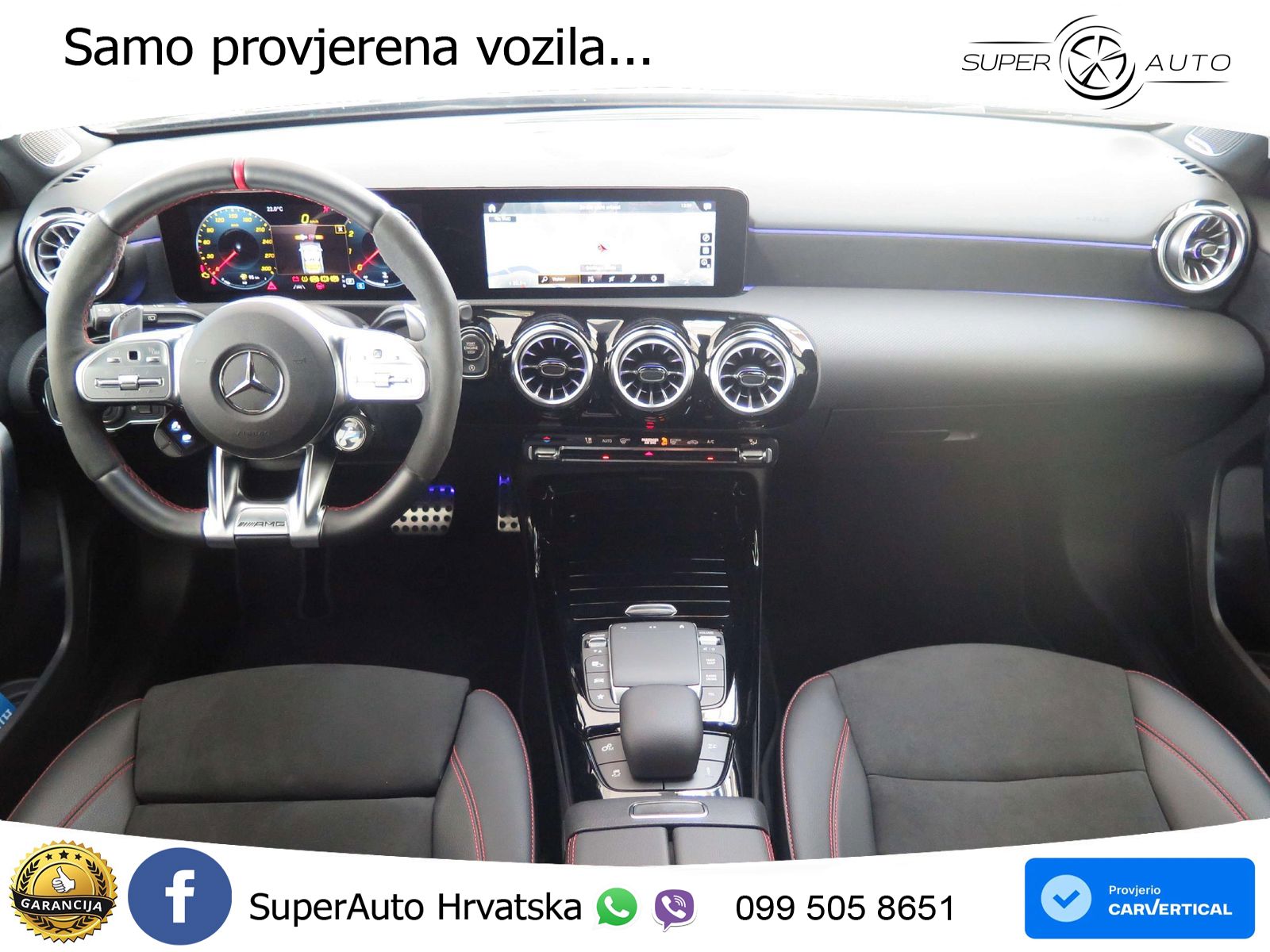 Mercedes-Benz AMG A 45 S 4MATIC+ AMG SPEEDSHIFT DCT 8G LED+GR SJED+ACC
