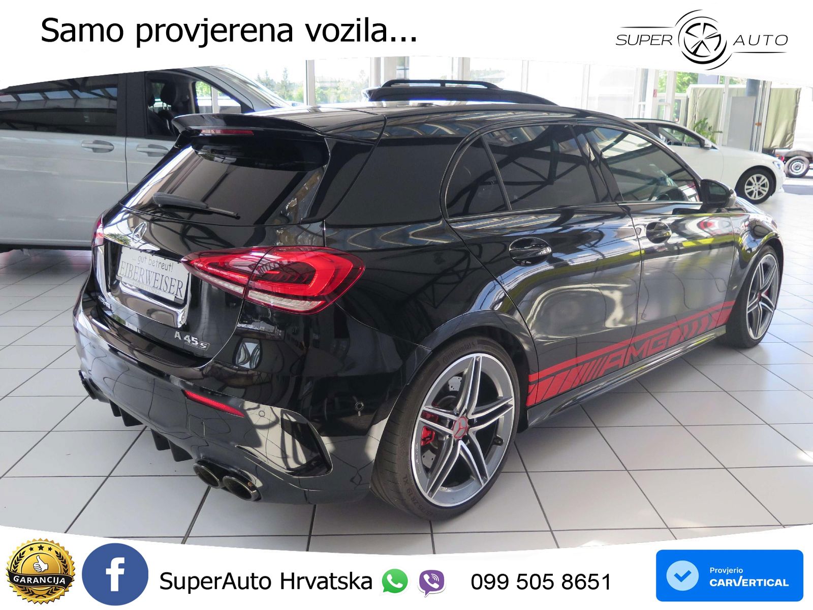 Mercedes-Benz AMG A 45 S 4MATIC+ AMG SPEEDSHIFT DCT 8G LED+GR SJED+ACC
