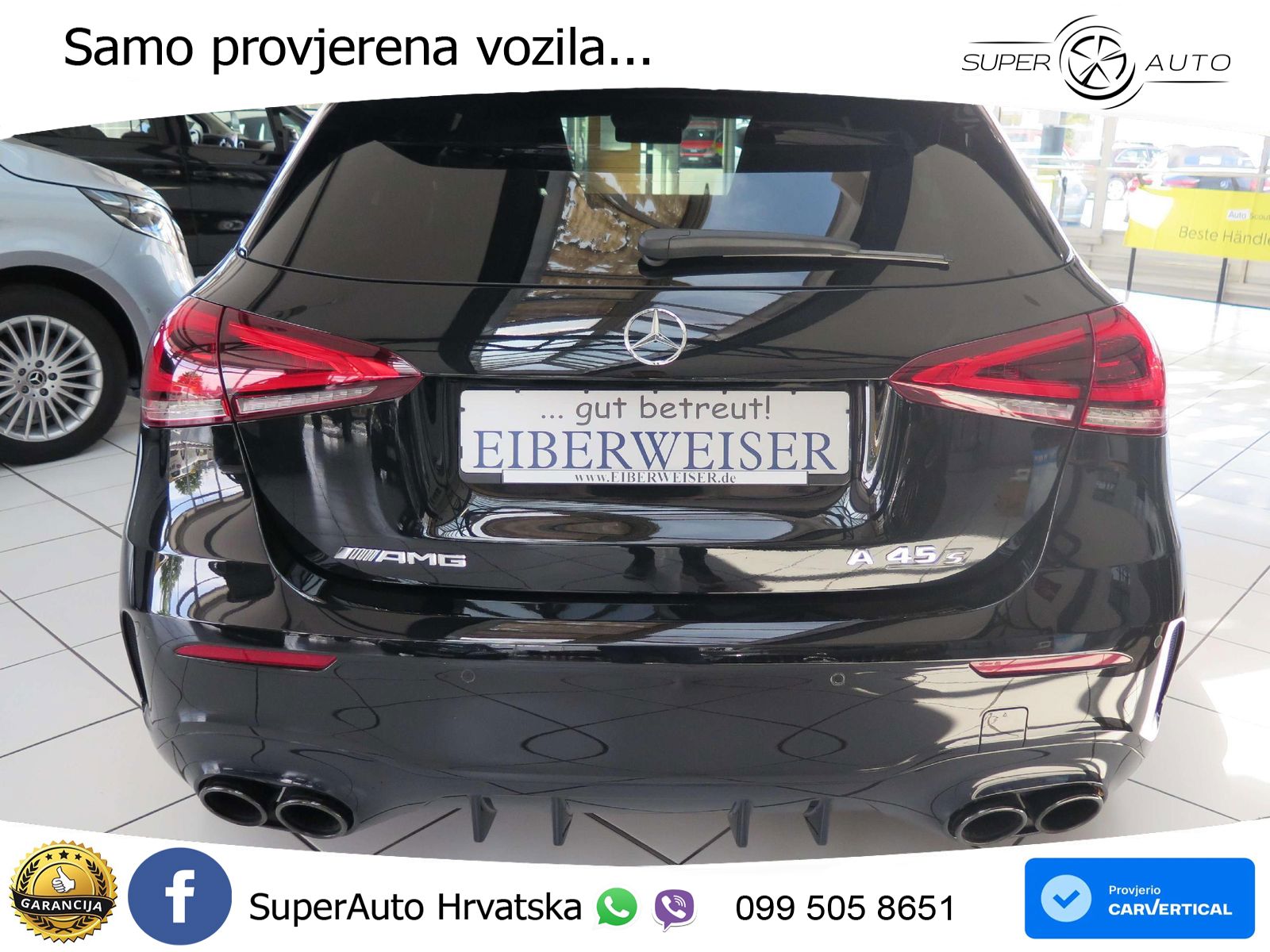 Mercedes-Benz AMG A 45 S 4MATIC+ AMG SPEEDSHIFT DCT 8G LED+GR SJED+ACC