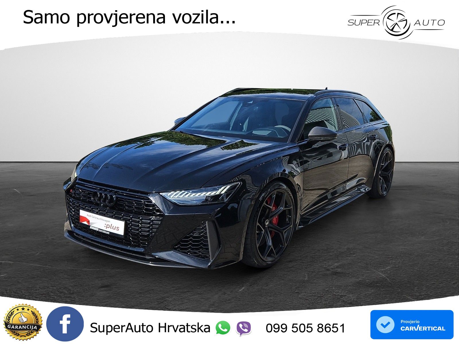 Audi RS6 Avant 4.0 TFSI V8 performance (630 KS)  quattro tiptronic MATRIX+GR SJED+KAM