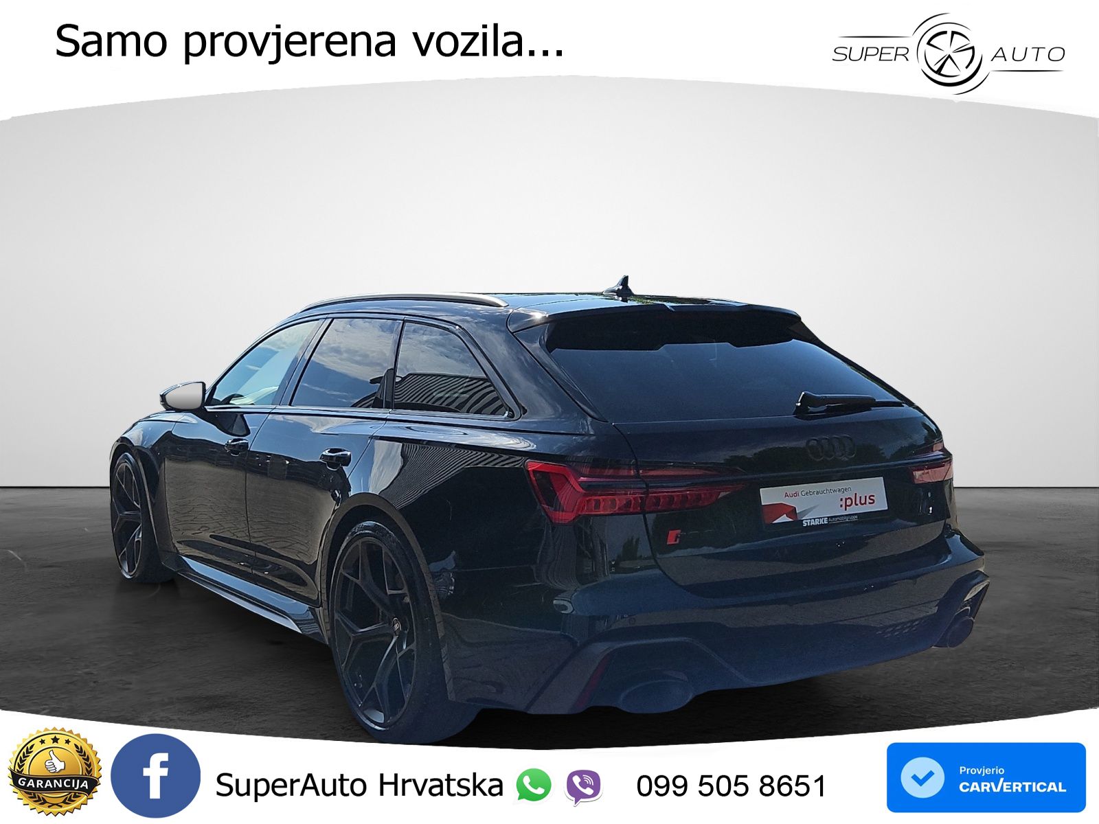 Audi RS6 Avant 4.0 TFSI V8 performance (630 KS)  quattro tiptronic MATRIX+GR SJED+KAM
