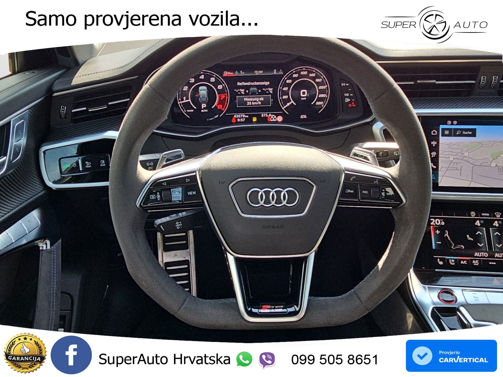 Audi RS6 Avant 4.0 TFSI V8 performance (630 KS)  quattro tiptronic MATRIX+GR SJED+KAM