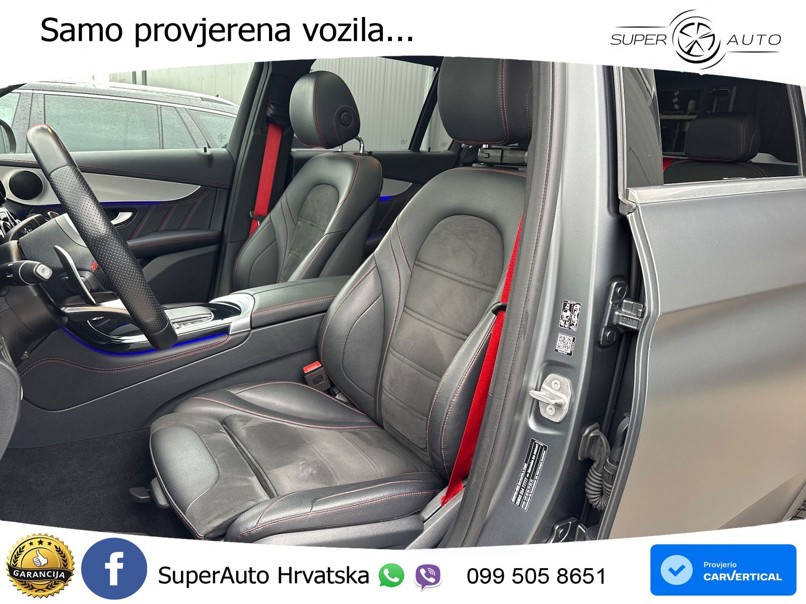 Mercedes AMG GLC 43 V6 (390 KS) 4MATIC TCT ZRAČNI+ACC+GR SJED+KAM+PANO