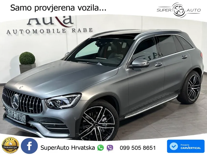 Mercedes AMG GLC 43 V6 (390 KS) 4MATIC TCT ZRAČNI+ACC+GR SJED+KAM+PANO