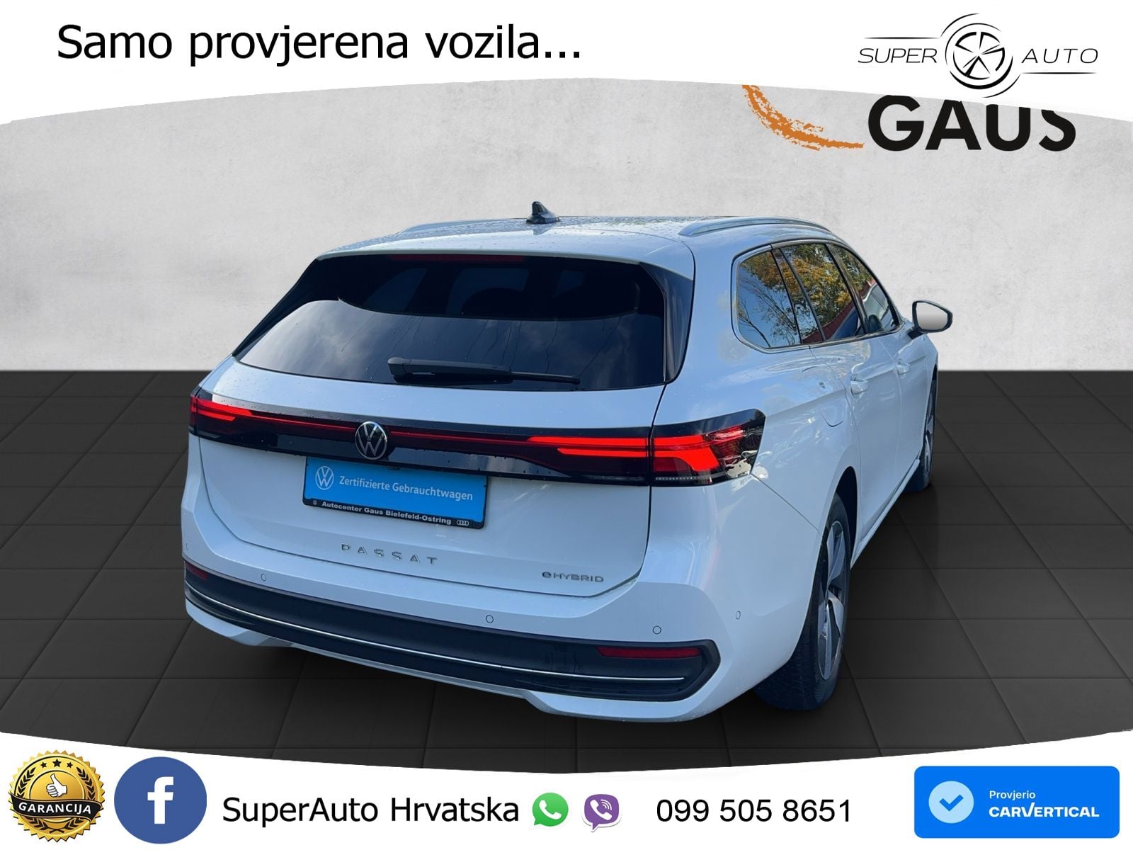 Volkswagen Passat Variant 1.5 TSI (204 KS) eHybrid DSG Business LED+GR SJED+ACC