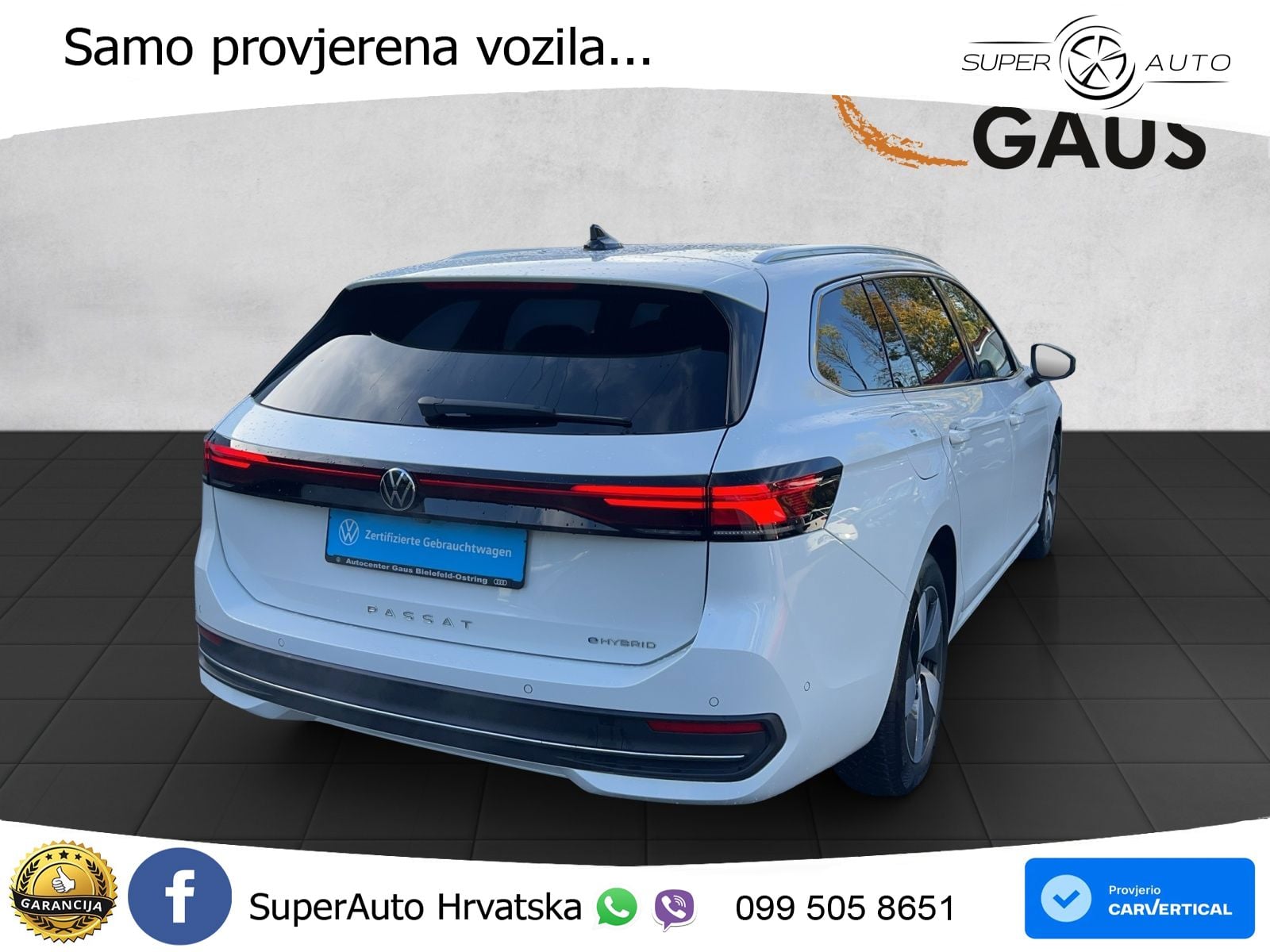 Volkswagen Passat Variant 1.5 TSI (204 KS) eHybrid DSG Business LED+GR SJED+ACC