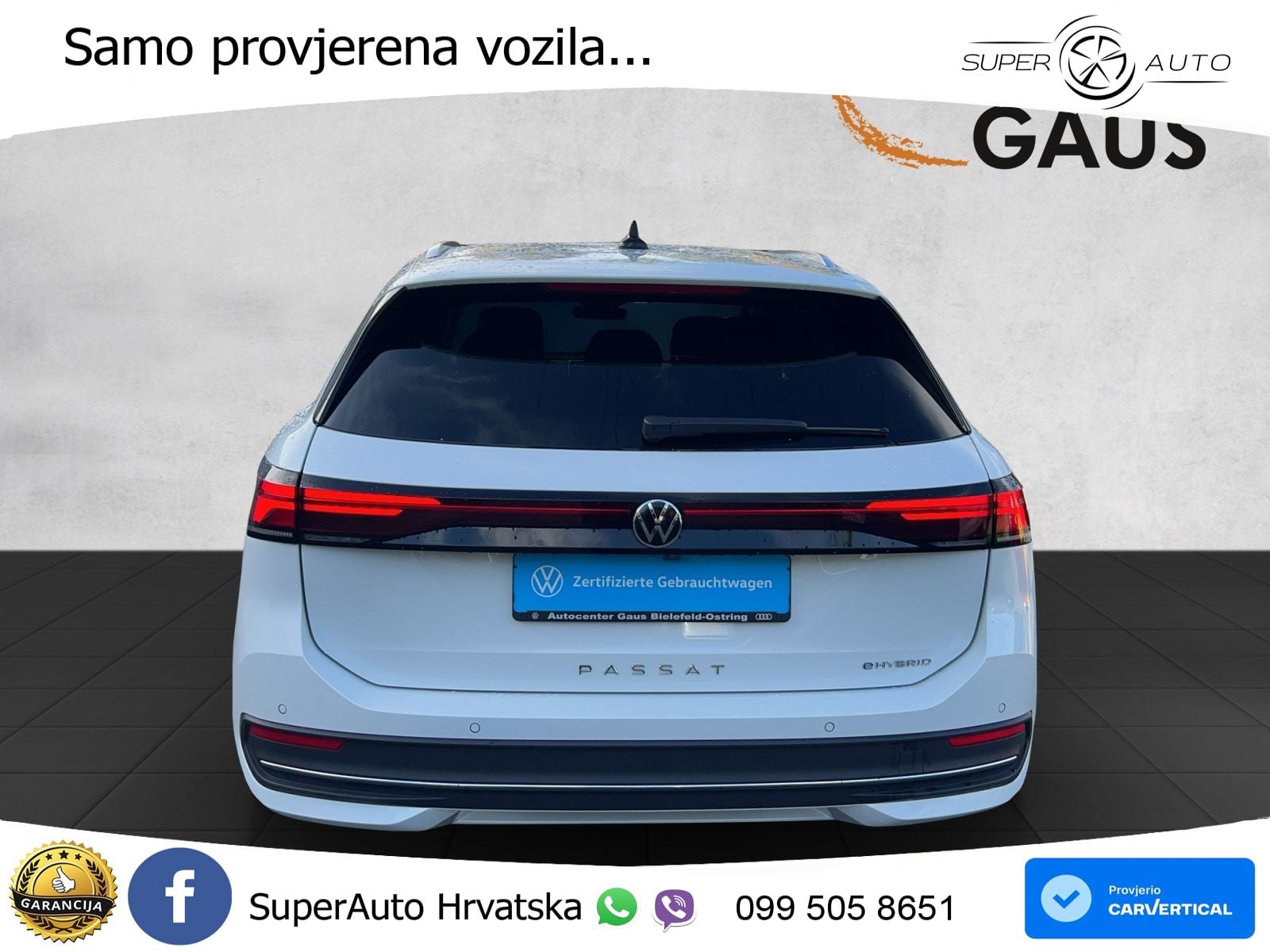Volkswagen Passat Variant 1.5 TSI (204 KS) eHybrid DSG Business LED+GR SJED+ACC