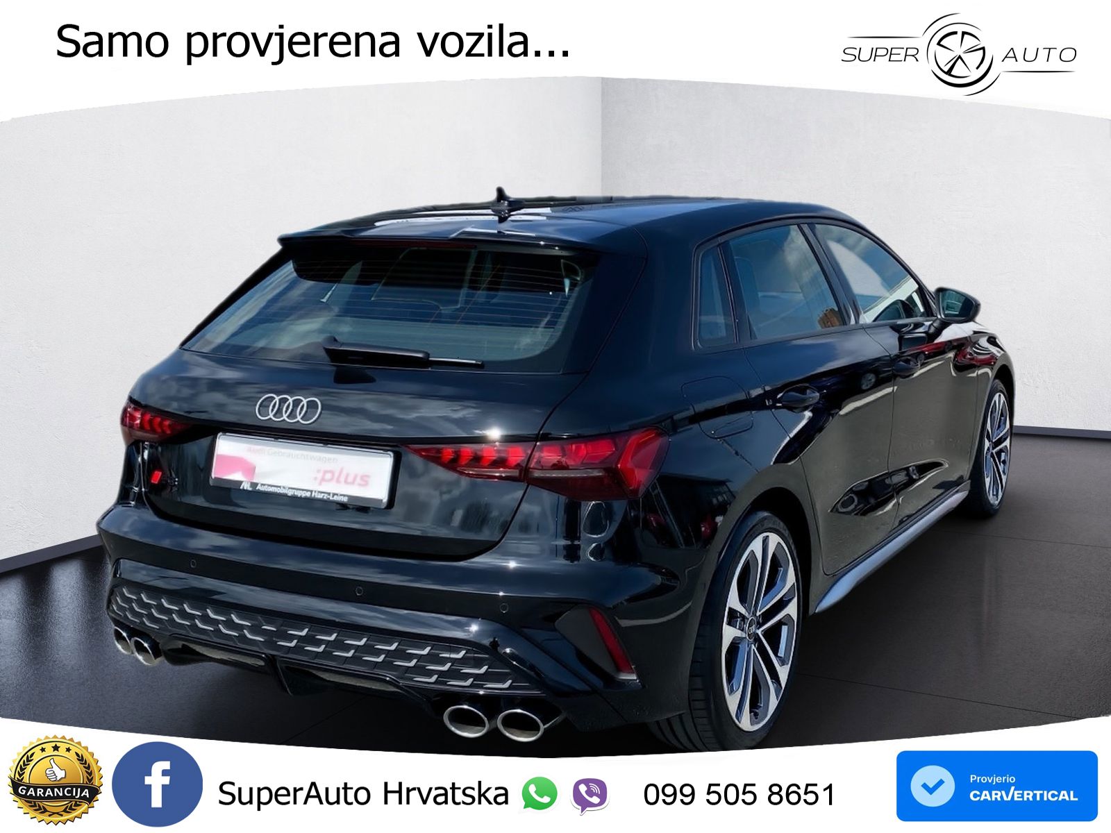 Audi S3 2.0 TFSI (333 KS) quattro S tronic LED+ACC