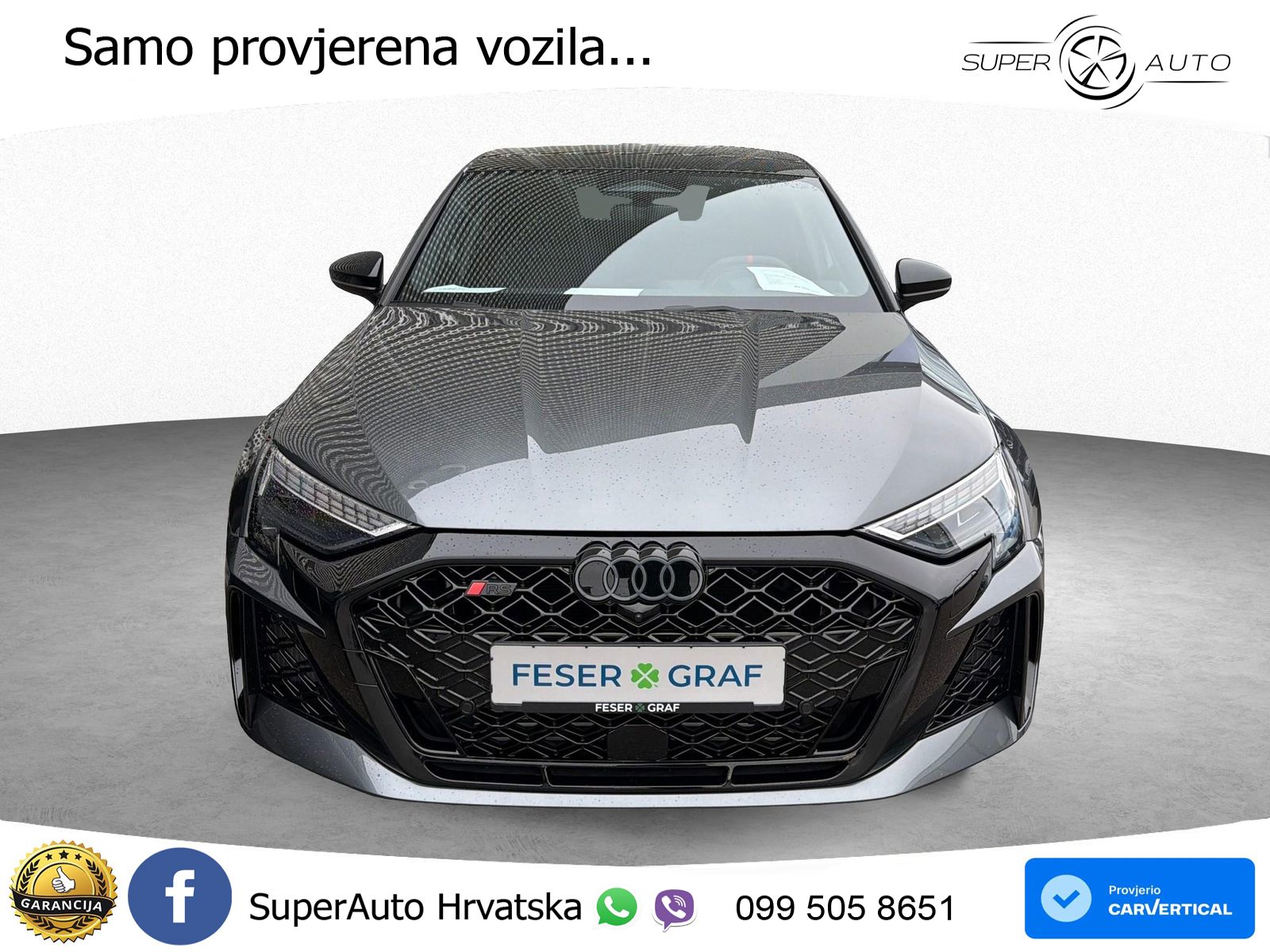 Audi RS3 Sedan 2.5 TFSI (400 KS) quattro S tronic ACC+HEAD+GR SJED+360+PANO