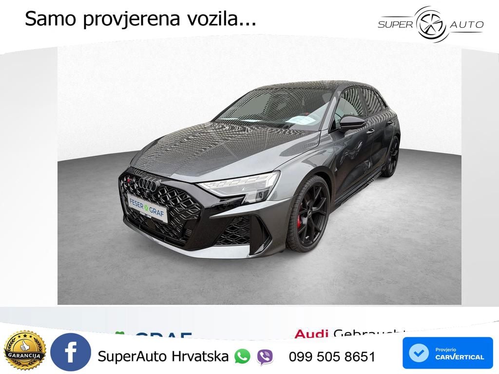 Audi RS3 Sedan 2.5 TFSI (400 KS) quattro S tronic ACC+HEAD+GR SJED+360+PANO