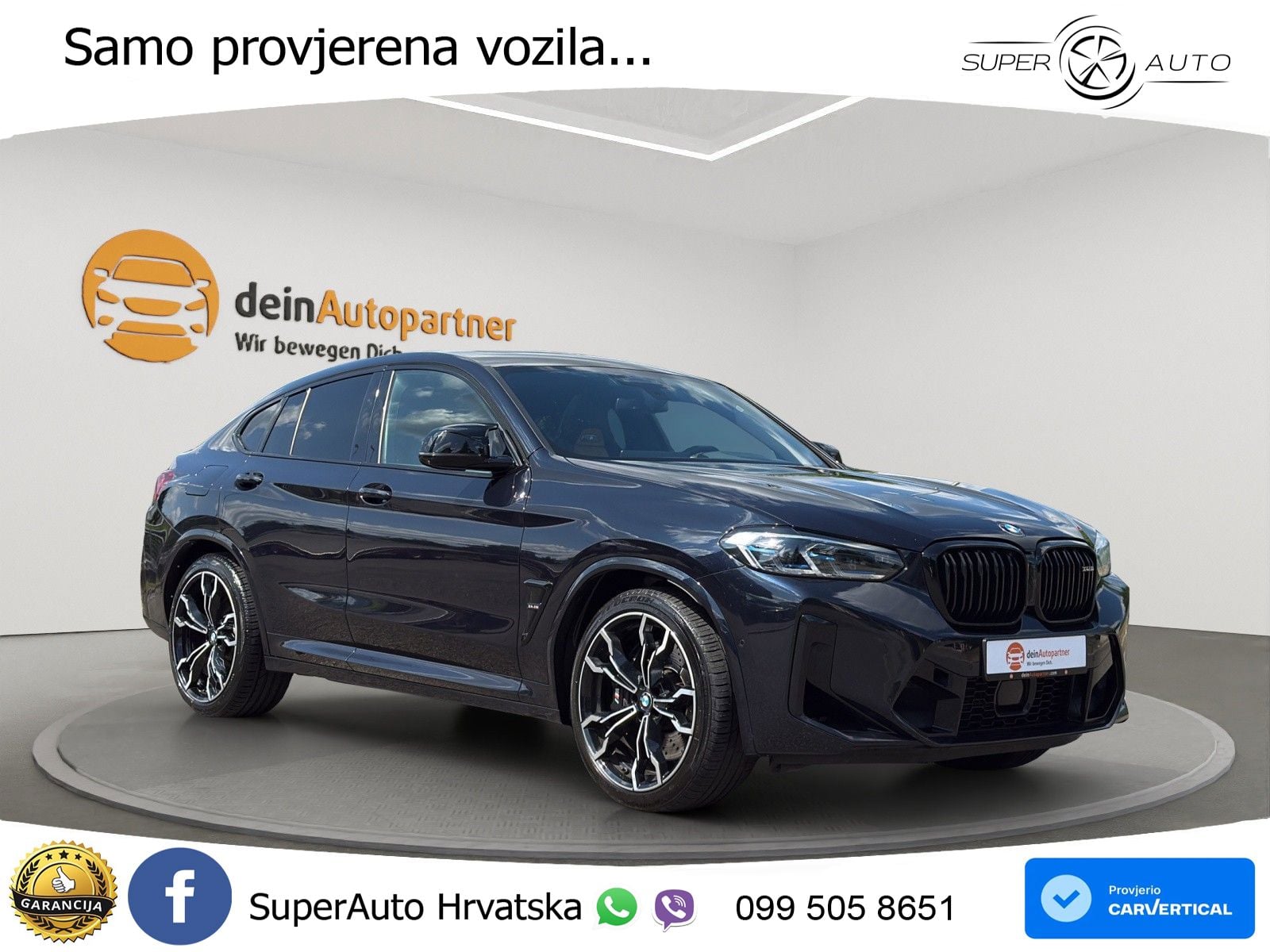 BMW X4 M Competition 3.0 (510 KS) xDrive Steptronic ACC+HEAD+4xGR SJED+360+PANO