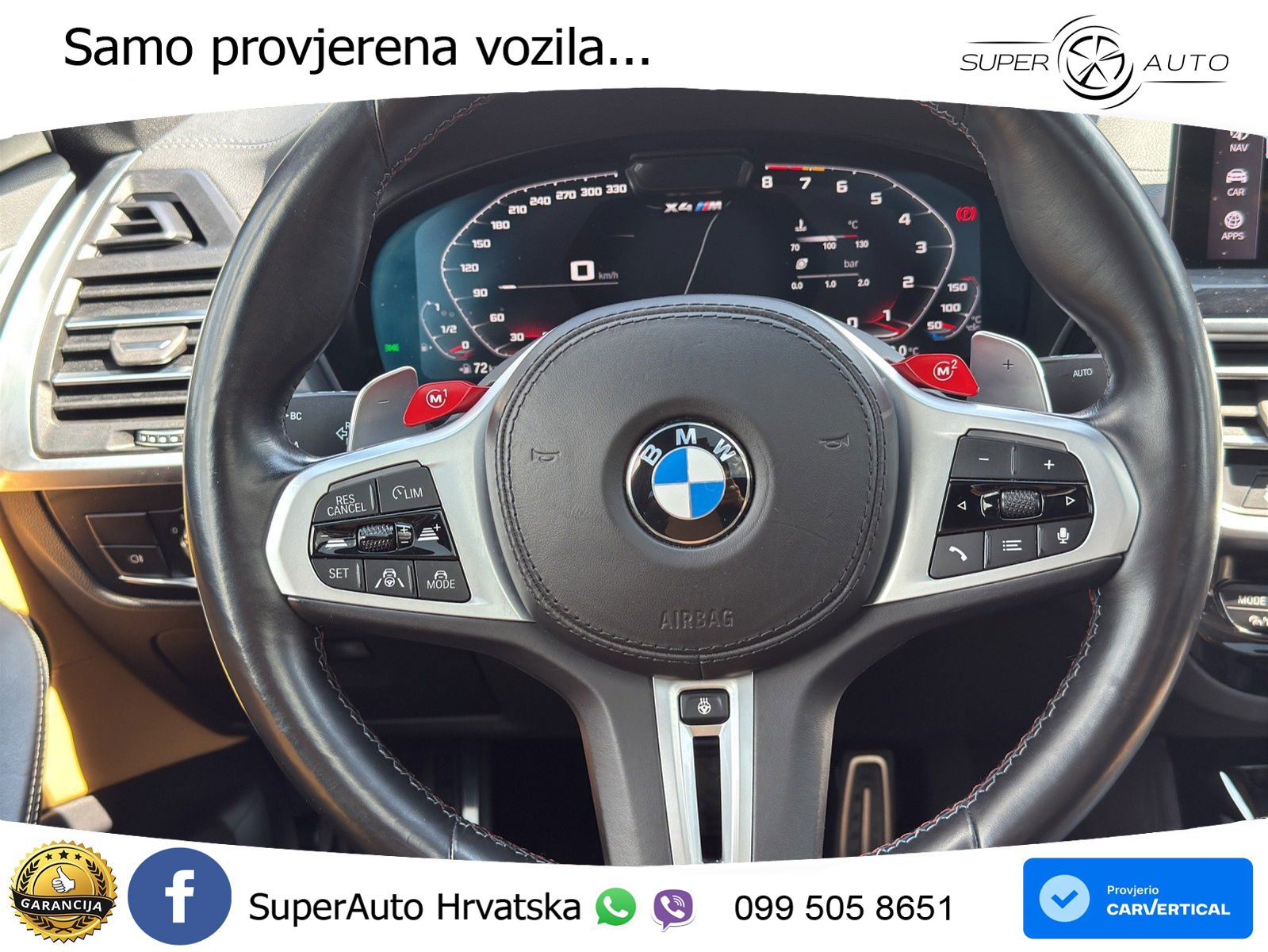 BMW X4 M Competition 3.0 (510 KS) xDrive Steptronic ACC+HEAD+4xGR SJED+360+PANO