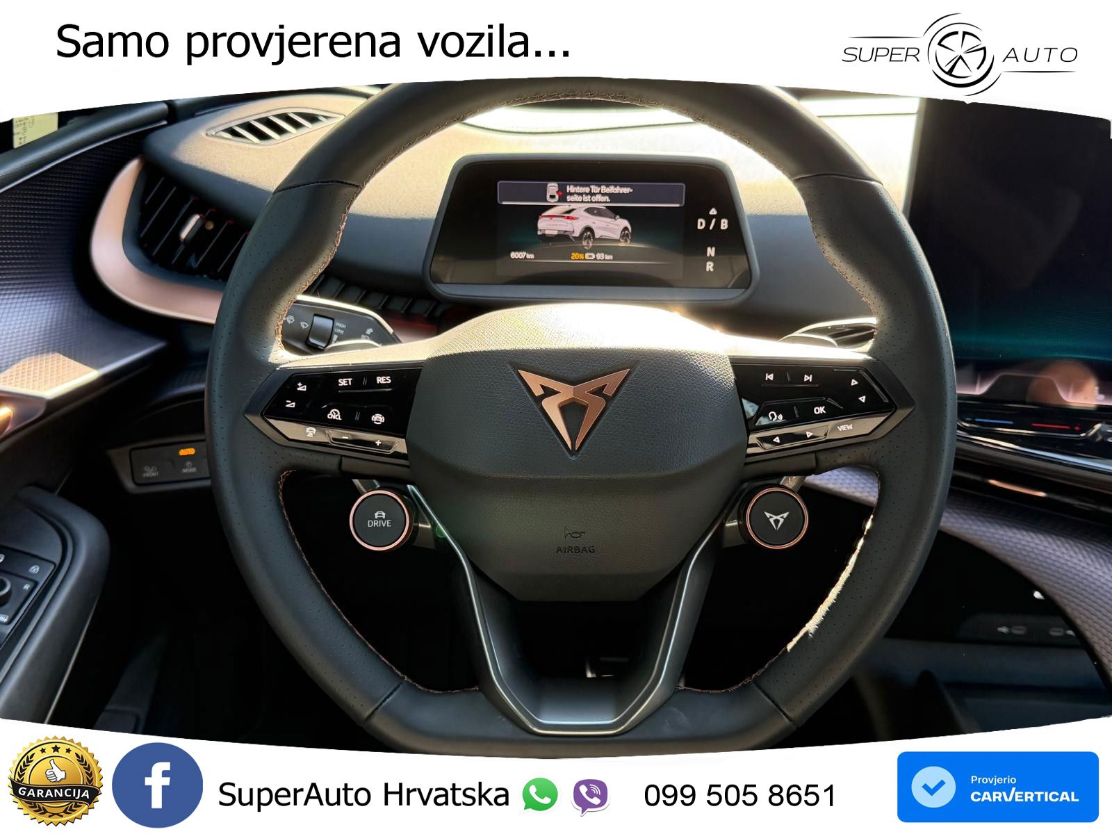 Cupra Tavascan 82 kWh (286 KS) LED+GR SJED+ACC
