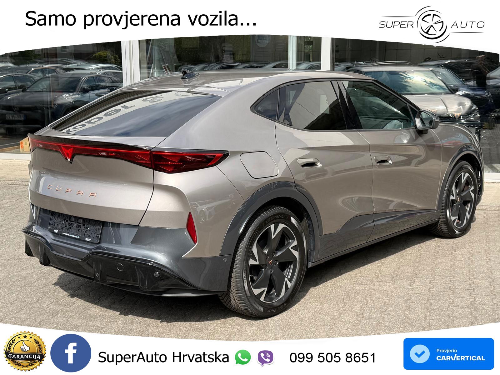 Cupra Tavascan 82 kWh (286 KS) LED+GR SJED+ACC