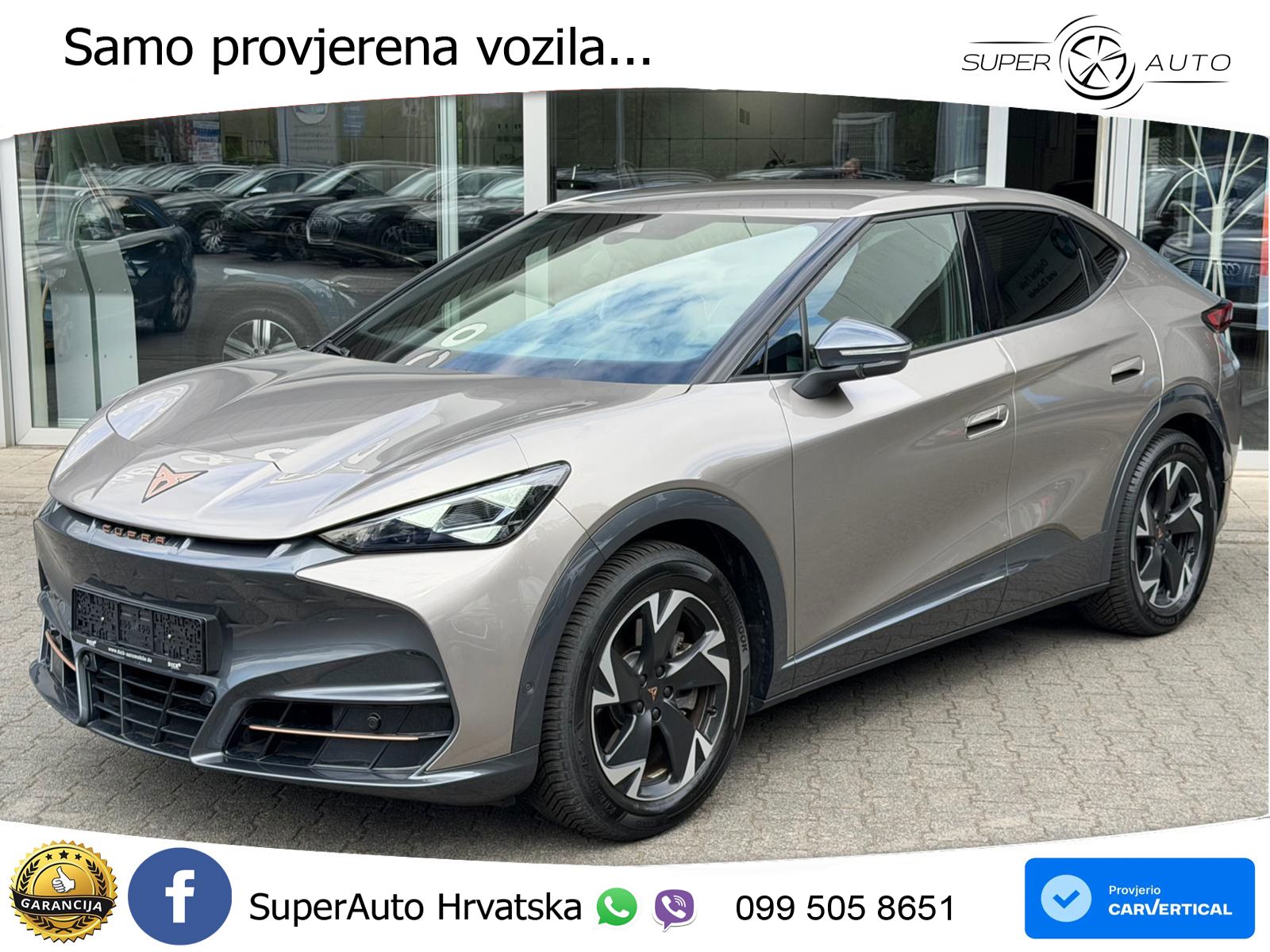 Cupra Tavascan 82 kWh (286 KS) LED+GR SJED+ACC