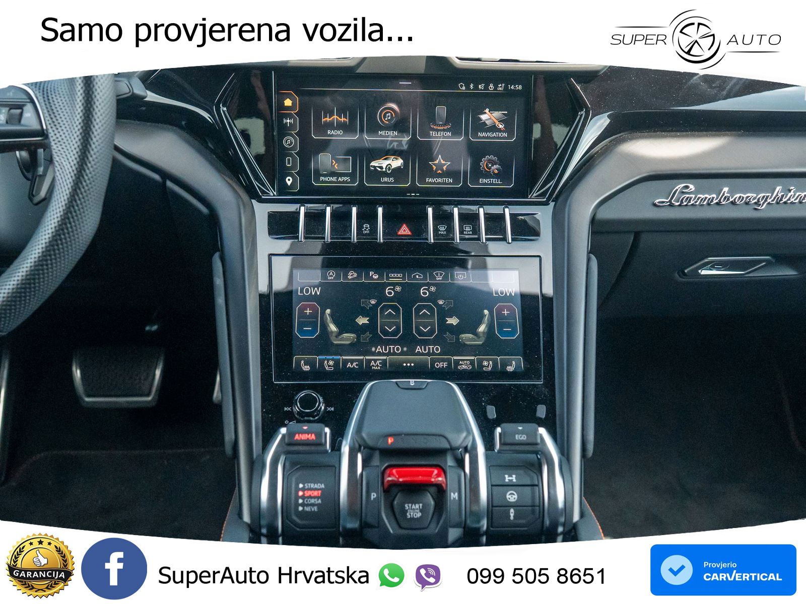 Lamborghini Urus S 4.0 V8 (666 KS) 4WD Automatic ACC+HEAD+4xGR SJED+360+PANO