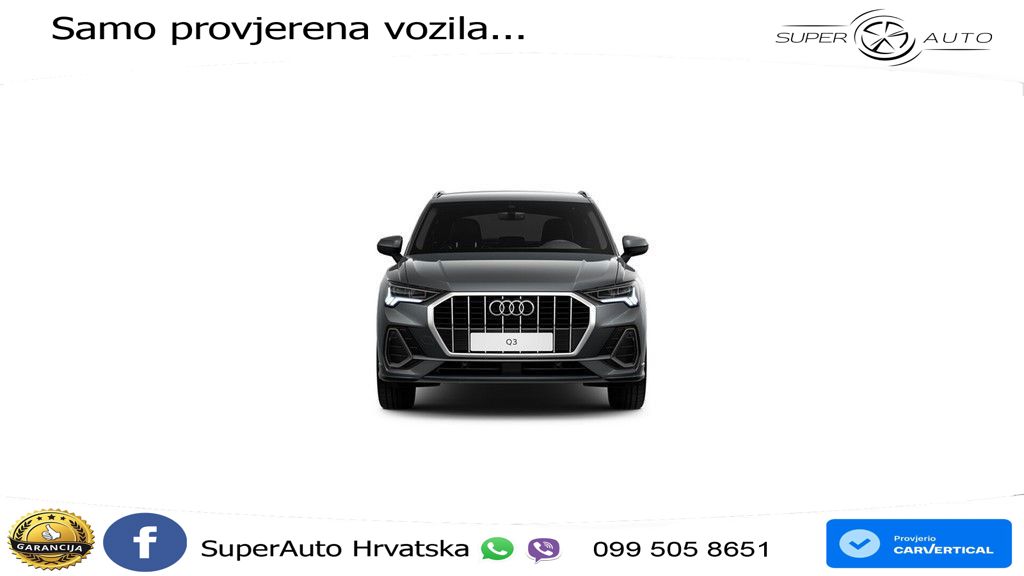 Audi Q3 35 TFSI (150 KS) S tronic S line LED+GR SJED+ACC