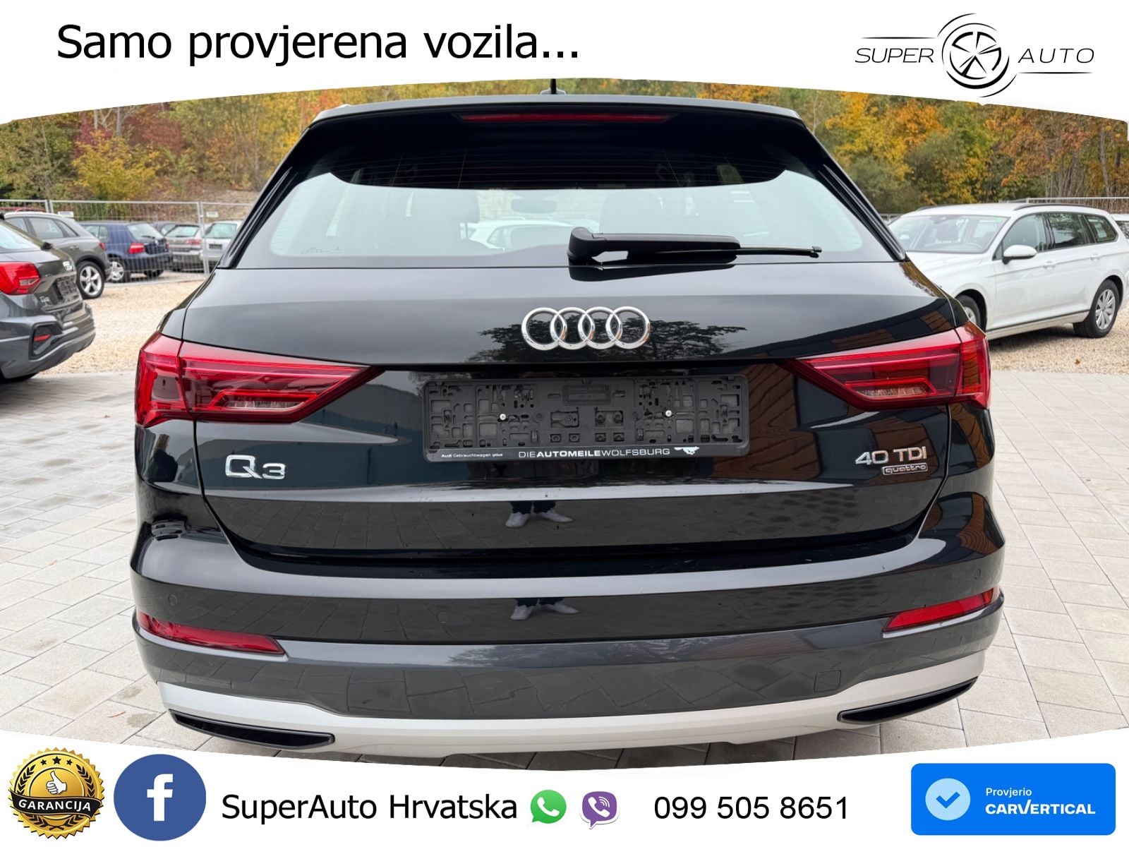 Audi Q3 40 TDI (200 KS) quattro S tronic advanced LED+GR SJED+ACC