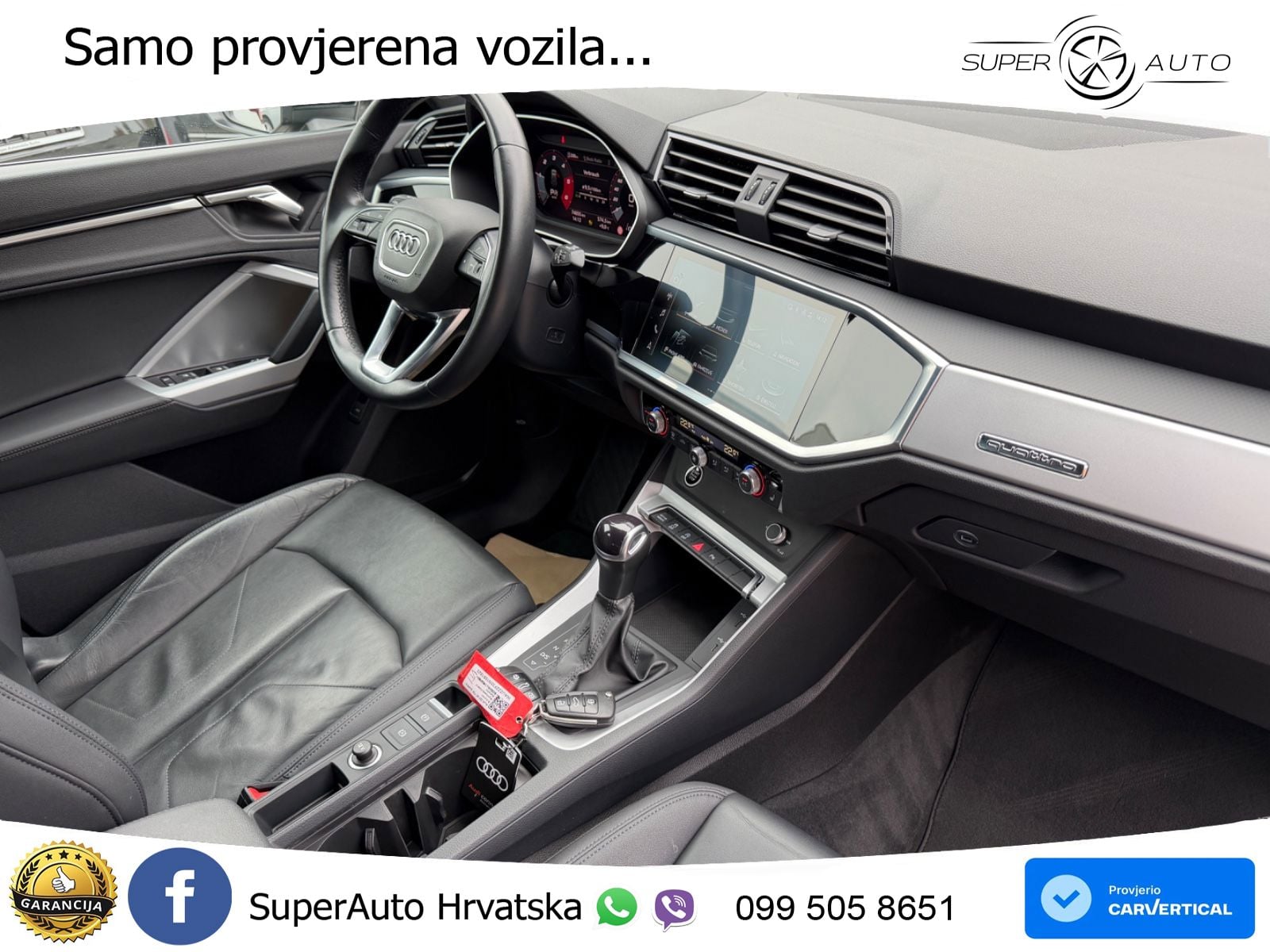 Audi Q3 40 TDI (200 KS) quattro S tronic advanced LED+GR SJED+ACC
