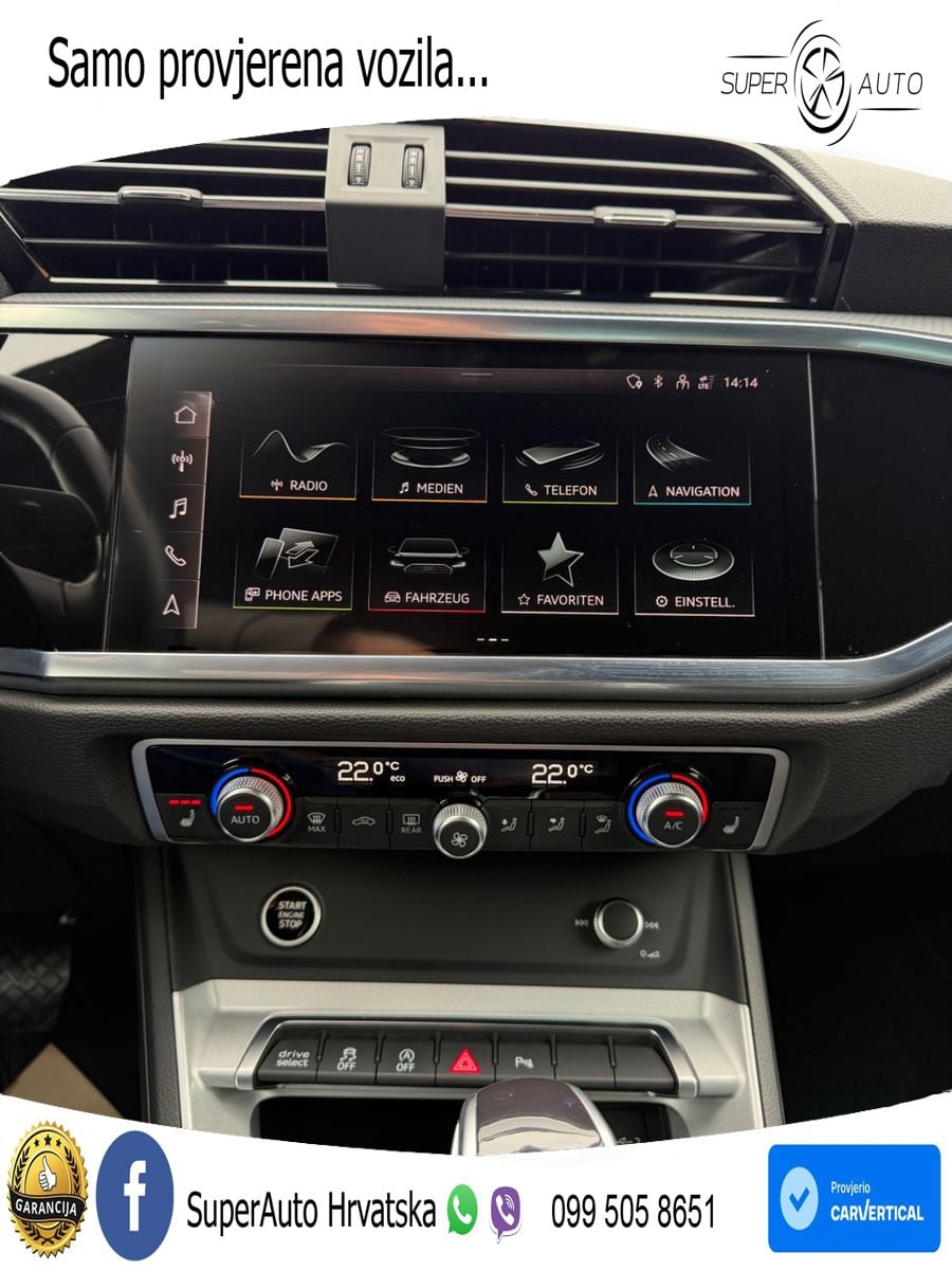 Audi Q3 40 TDI (200 KS) quattro S tronic advanced LED+GR SJED+ACC