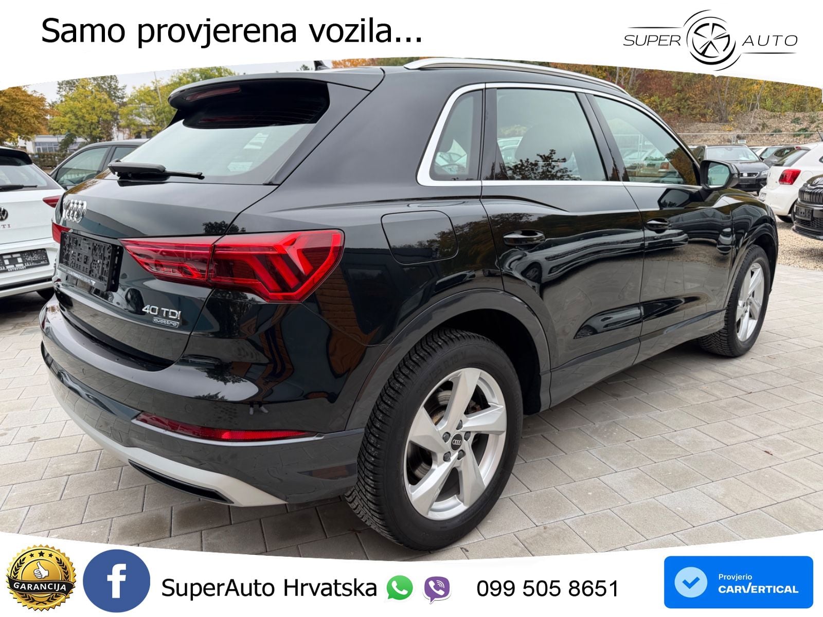 Audi Q3 40 TDI (200 KS) quattro S tronic advanced LED+GR SJED+ACC