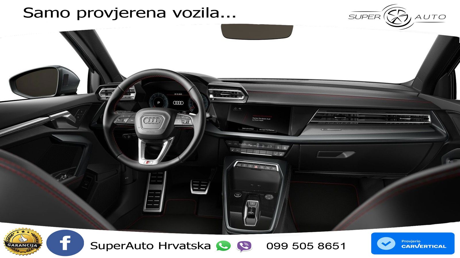Audi A3 35 TFSI (150 KS) S line MATRIX+GR SJED+KAM