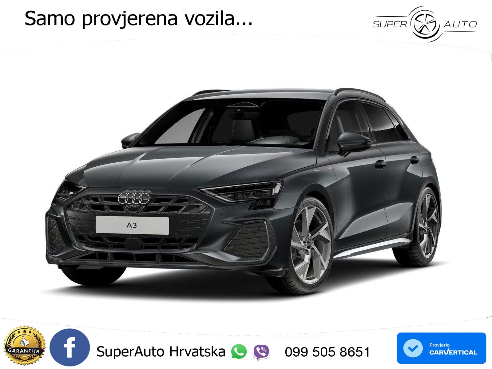 Audi A3 35 TFSI (150 KS) S line MATRIX+GR SJED+KAM