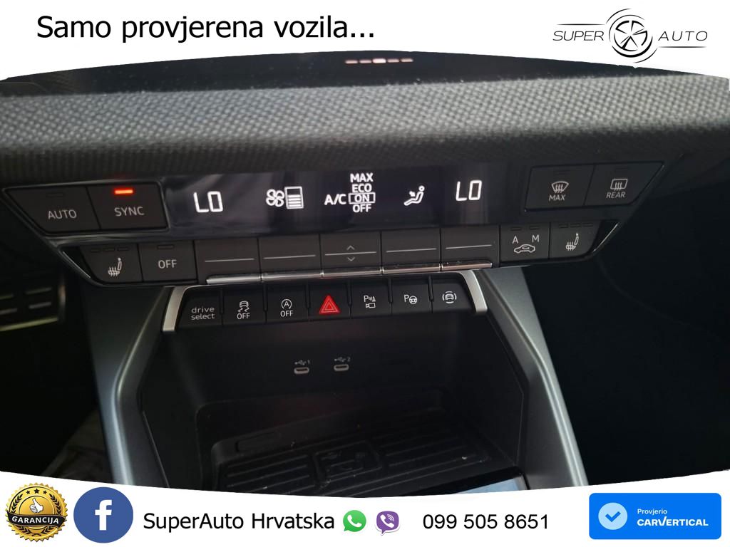 Audi S3 Limuzina 2.0 TFSI (333 KS) quattro S tronic LED+GR SJED+ACC