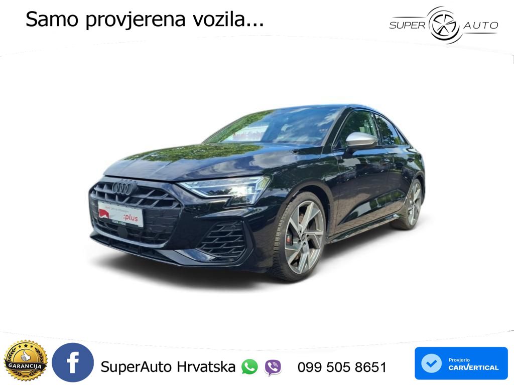 Audi S3 Limuzina 2.0 TFSI (333 KS) quattro S tronic LED+GR SJED+ACC