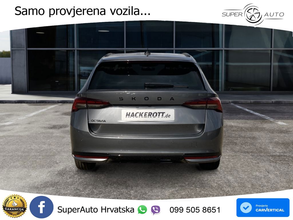 Škoda Octavia Combi 1.5 TSI (150 KS) DSG SportLine LED+GR SJED+ACC