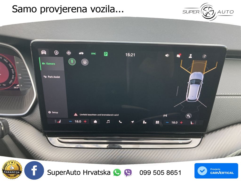 Škoda Octavia Combi 1.5 TSI (150 KS) DSG SportLine LED+GR SJED+ACC