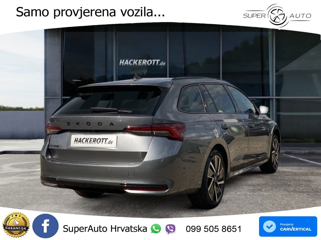 Škoda Octavia Combi 1.5 TSI (150 KS) DSG SportLine LED+GR SJED+ACC