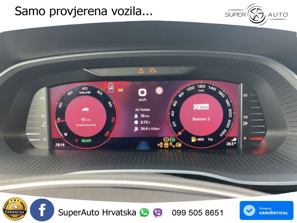 Škoda Octavia Combi 1.5 TSI (150 KS) DSG SportLine LED+GR SJED+ACC