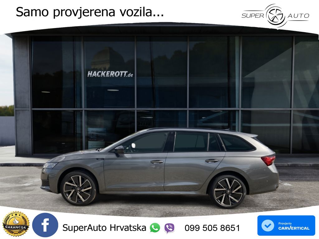 Škoda Octavia Combi 1.5 TSI (150 KS) DSG SportLine LED+GR SJED+ACC