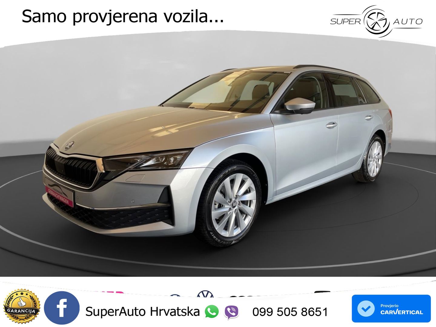 Škoda Octavia Combi 2.0 TDI (150 KS) DSG Selection LED+GR SJED+ACC
