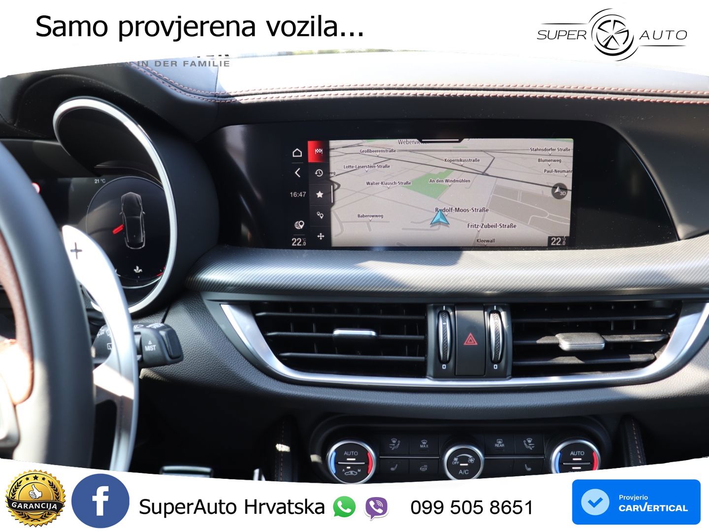 Alfa Romeo Stelvio 2.2 MultiJet II (210 KS) Q4 Automatic LED+GR SJED+ACC