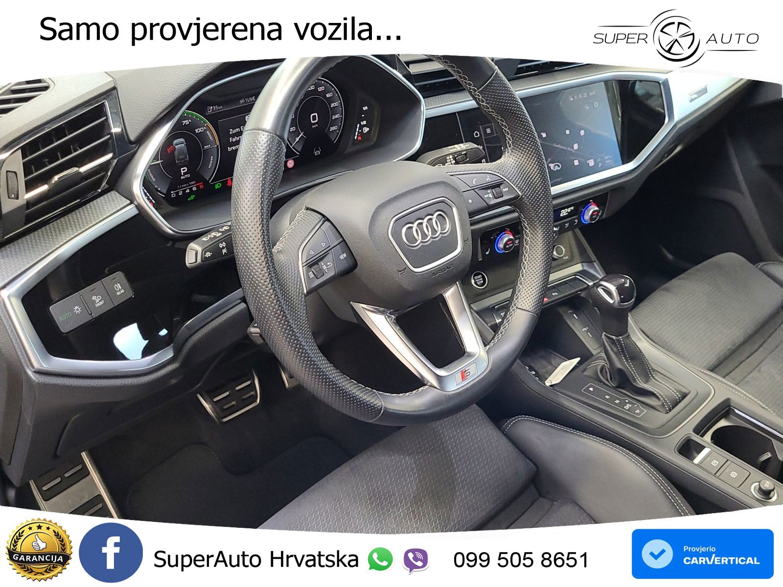 Audi Q3 45 TFSIe (245 KS) S tronic S line LED+GR SJED+ACC