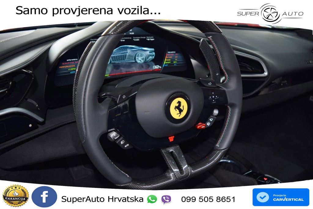 Ferrari 296 GTS 3.0 V6 (830 KS) F1 DCT LED+GR SJED+ACC