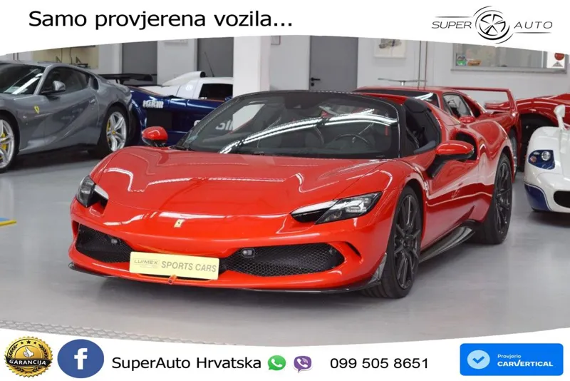 Ferrari 296 GTS 3.0 V6 (830 KS) F1 DCT LED+GR SJED+ACC
