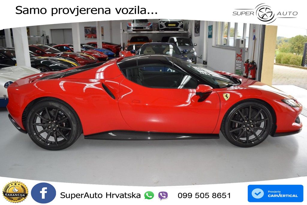 Ferrari 296 GTS 3.0 V6 (830 KS) F1 DCT LED+GR SJED+ACC