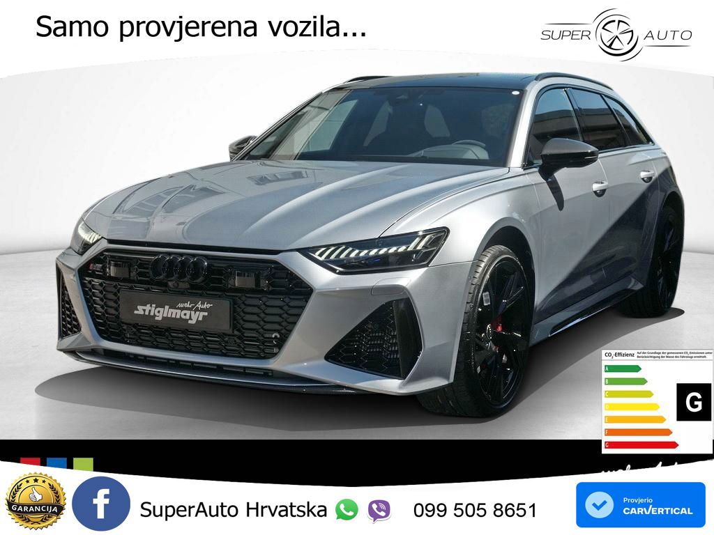 Audi RS6 Avant 4.0 TFSI V8 (600 KS) quattro Tiptronic ACC+HEAD+4xGR SJED+360+PANO